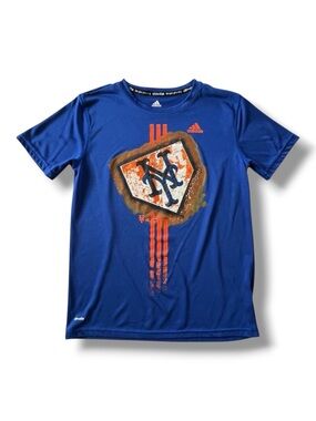 ADIDAS Boys' Climalite NY Mets Tee